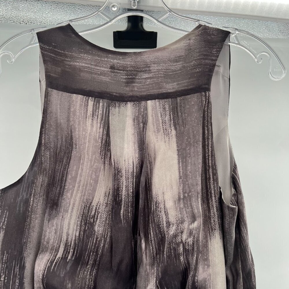 Banana Republic Women's Sleeveless Sheath Dress V-Neck Gray Size 6 - Picture 6 of 9